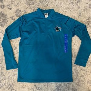 NHL San Jose Sharks 1/4 Zip Pullover